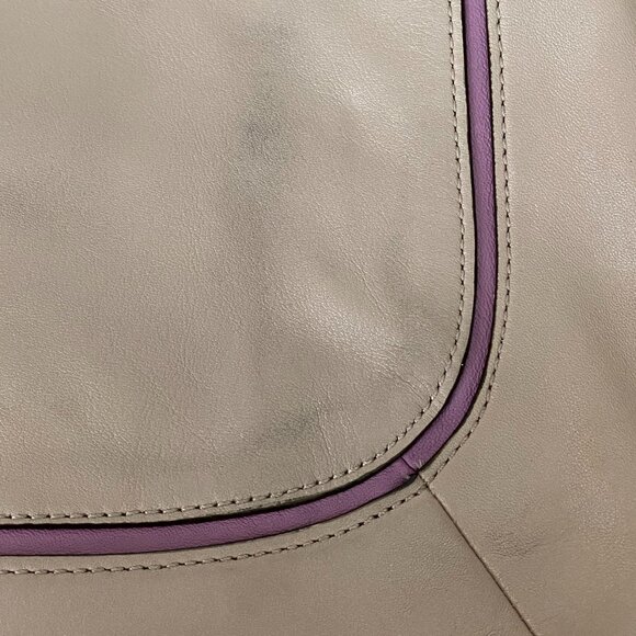 COACH KRISTIN SPECTATOR LEATHER HOBO BAG - Picture 4 of 10